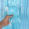 Kurtyna zasłona dekoracja pastelowa niebieski 1x2m